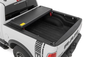 Ram 2500 Hard Low Profile Bed Cover - Rough Country - Tri-fold - '11-'23